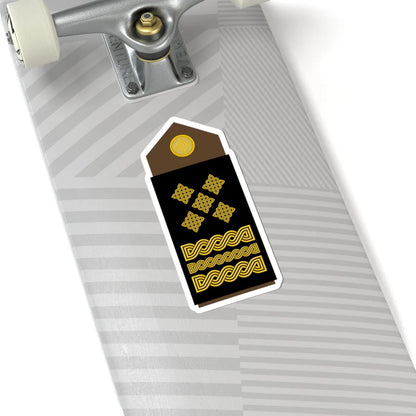 Army HRV OF 10 (Croatia) (Military Rank) STICKER Vinyl Kiss-Cut Decal - The Sticker Space