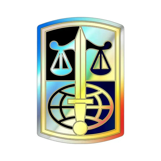 ARMY LEGAL SERVICES AGENCY (U.S. Army) Holographic STICKER Die-Cut Vinyl Decal 6 Inch Holographic - The Sticker Space