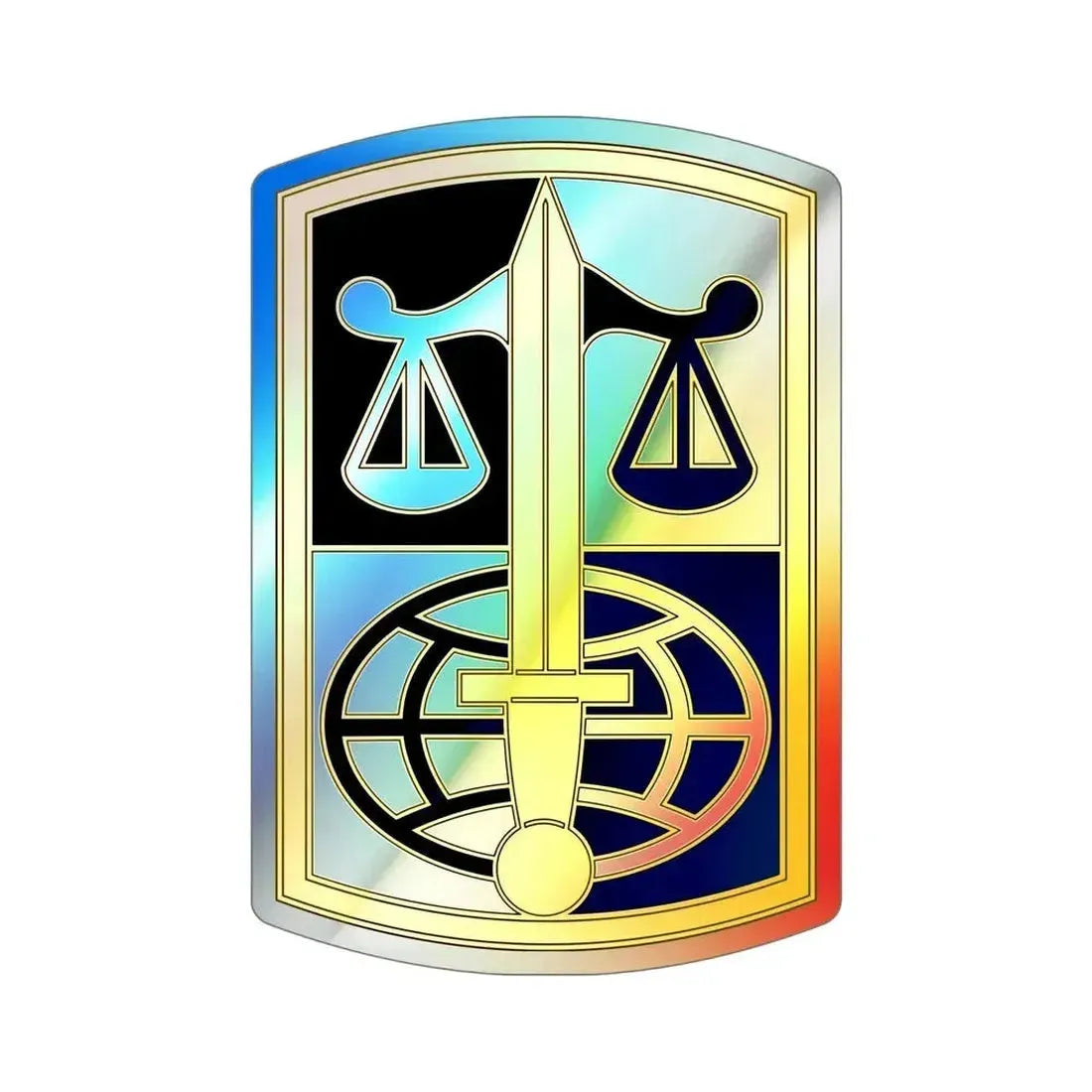ARMY LEGAL SERVICES AGENCY (U.S. Army) Holographic STICKER Die-Cut Vinyl Decal - The Sticker Space