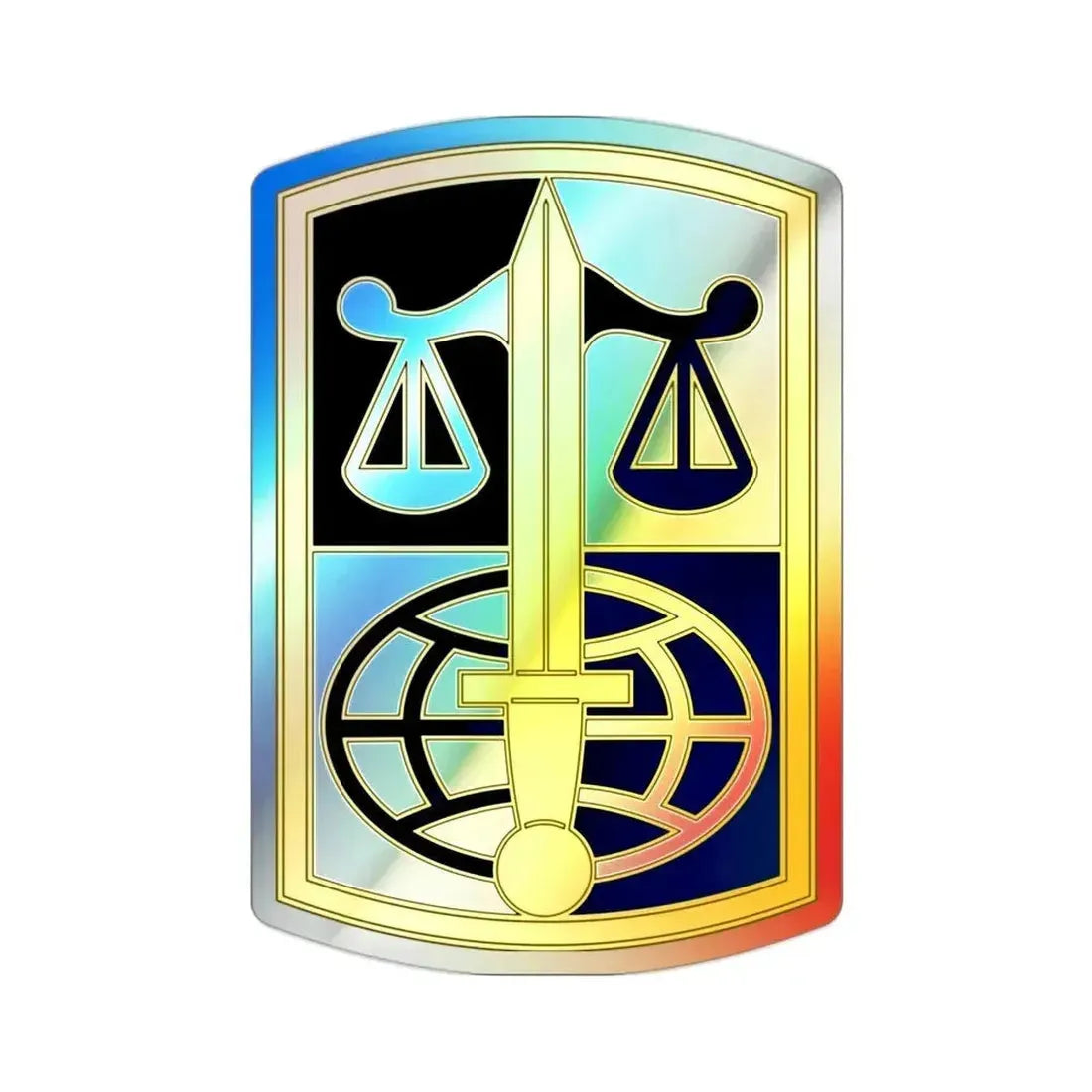 ARMY LEGAL SERVICES AGENCY (U.S. Army) Holographic STICKER Die-Cut Vinyl Decal - The Sticker Space