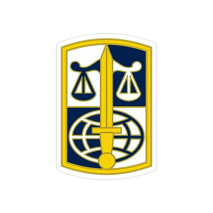 ARMY LEGAL SERVICES AGENCY (U.S. Army) REVERSE PRINT Transparent Die-Cut STICKER 2 Inch Die-Cut Transparent - The Sticker Space