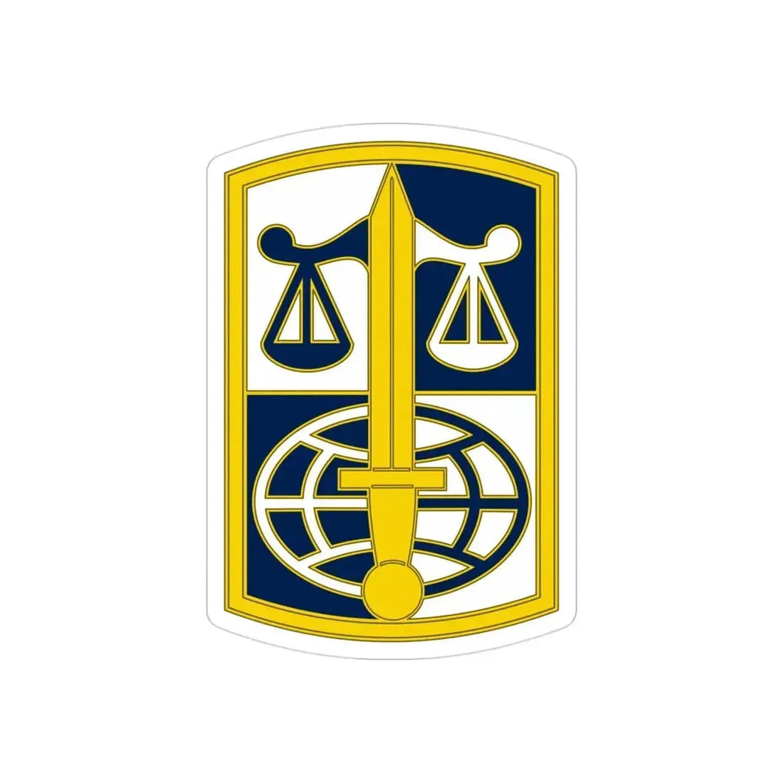 ARMY LEGAL SERVICES AGENCY (U.S. Army) REVERSE PRINT Transparent Die-Cut STICKER 3 Inch Die-Cut Transparent - The Sticker Space