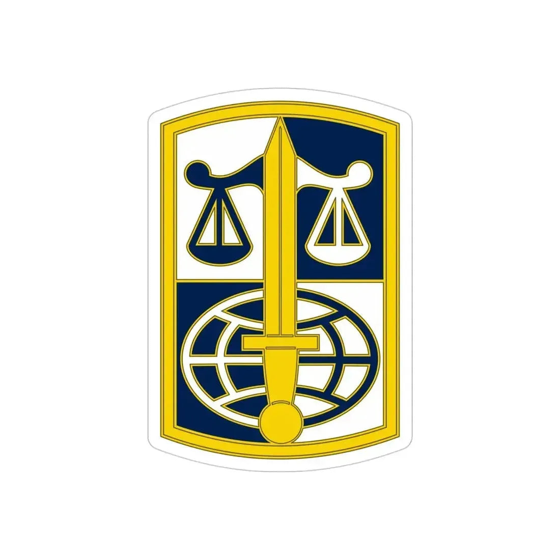 ARMY LEGAL SERVICES AGENCY (U.S. Army) REVERSE PRINT Transparent Die-Cut STICKER 4 Inch Die-Cut Transparent - The Sticker Space