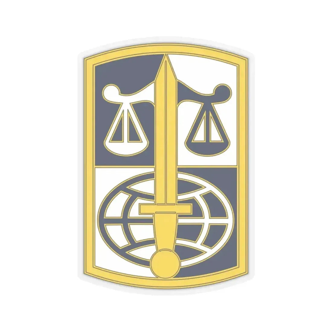 ARMY LEGAL SERVICES AGENCY (U.S. Army) STICKER Vinyl Kiss-Cut Decal 3 Inch Transparent - The Sticker Space