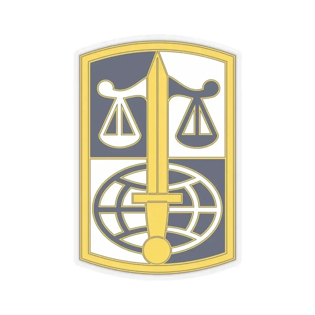 ARMY LEGAL SERVICES AGENCY (U.S. Army) STICKER Vinyl Kiss-Cut Decal 4 Inch Transparent - The Sticker Space