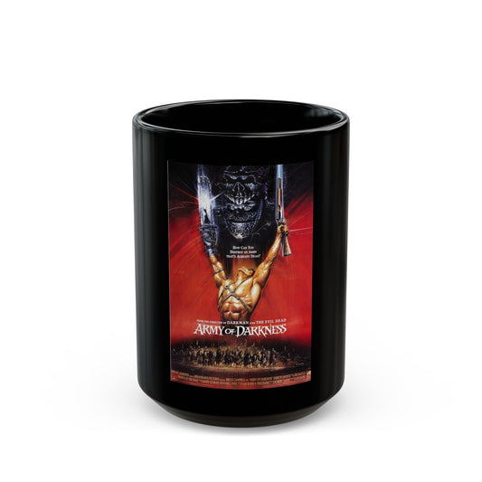 ARMY OF DARKNESS (2) 1992 Movie Poster - Black Coffee Mug-15oz-The Sticker Space