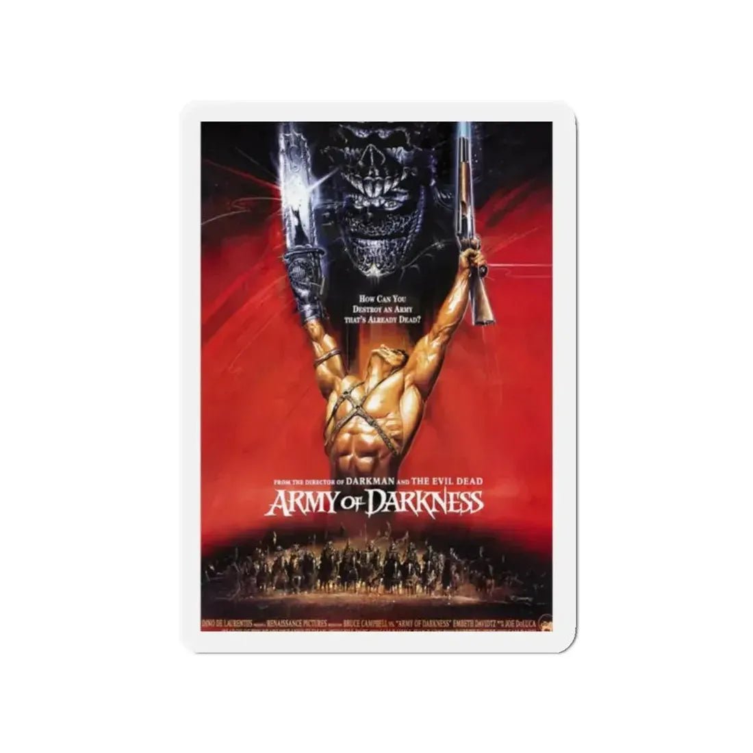 ARMY OF DARKNESS (2) 1992 Movie Poster - Refrigerator Magnet - The Sticker Space
