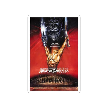 ARMY OF DARKNESS (2) 1992 Movie Poster STICKER Vinyl Die-Cut Decal 6 Inch - The Sticker Space