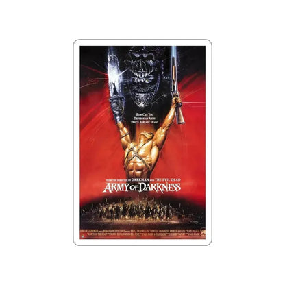 ARMY OF DARKNESS (2) 1992 Movie Poster STICKER Vinyl Die-Cut Decal - The Sticker Space