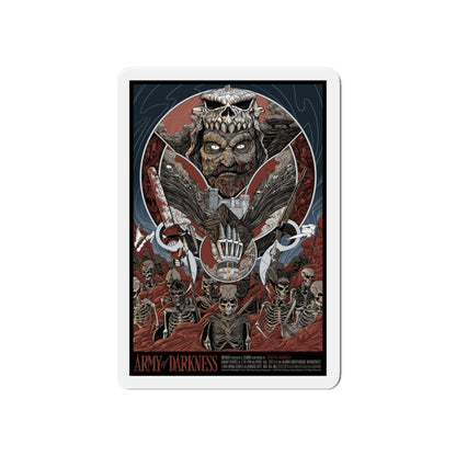 ARMY OF DARKNESS (ALAMO DRAFTHOUSE) 1992 Movie Poster - Die-Cut Magnet-6 × 6"-The Sticker Space