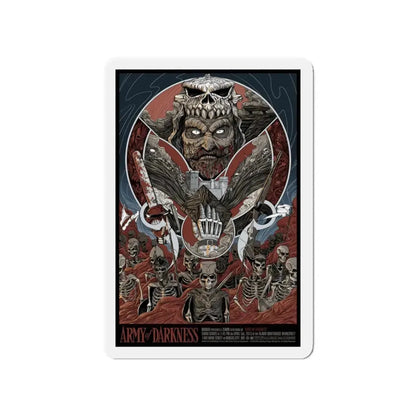 ARMY OF DARKNESS (ALAMO DRAFTHOUSE) 1992 Movie Poster - Refrigerator Magnet 4 Inch - The Sticker Space