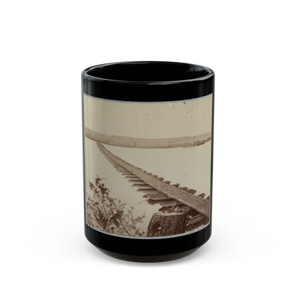 Army Of The James, Pontoon Bridges Across James River At Deep Bottom And Varina (U.S. Civil War) Black Coffee Mug