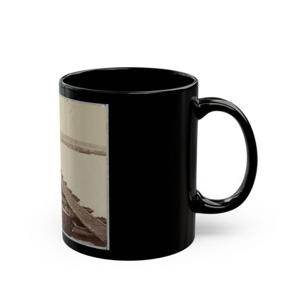 Army Of The James, Pontoon Bridges Across James River At Deep Bottom And Varina (U.S. Civil War) Black Coffee Mug