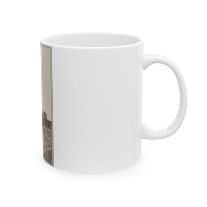 Army Of The James, Signal Tower On Left Of Bermuda Hundred Lines (U.S. Civil War) White Coffee Mug