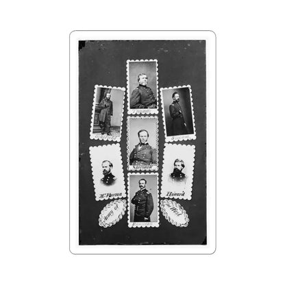 Army of the West  Schofield, Thomas, Slocum, Mcpherson, Sherman, Howard, and Rousseau (U.S. Civil War) STICKER Vinyl Kiss-Cut Decal 3 Inch White - The Sticker Space