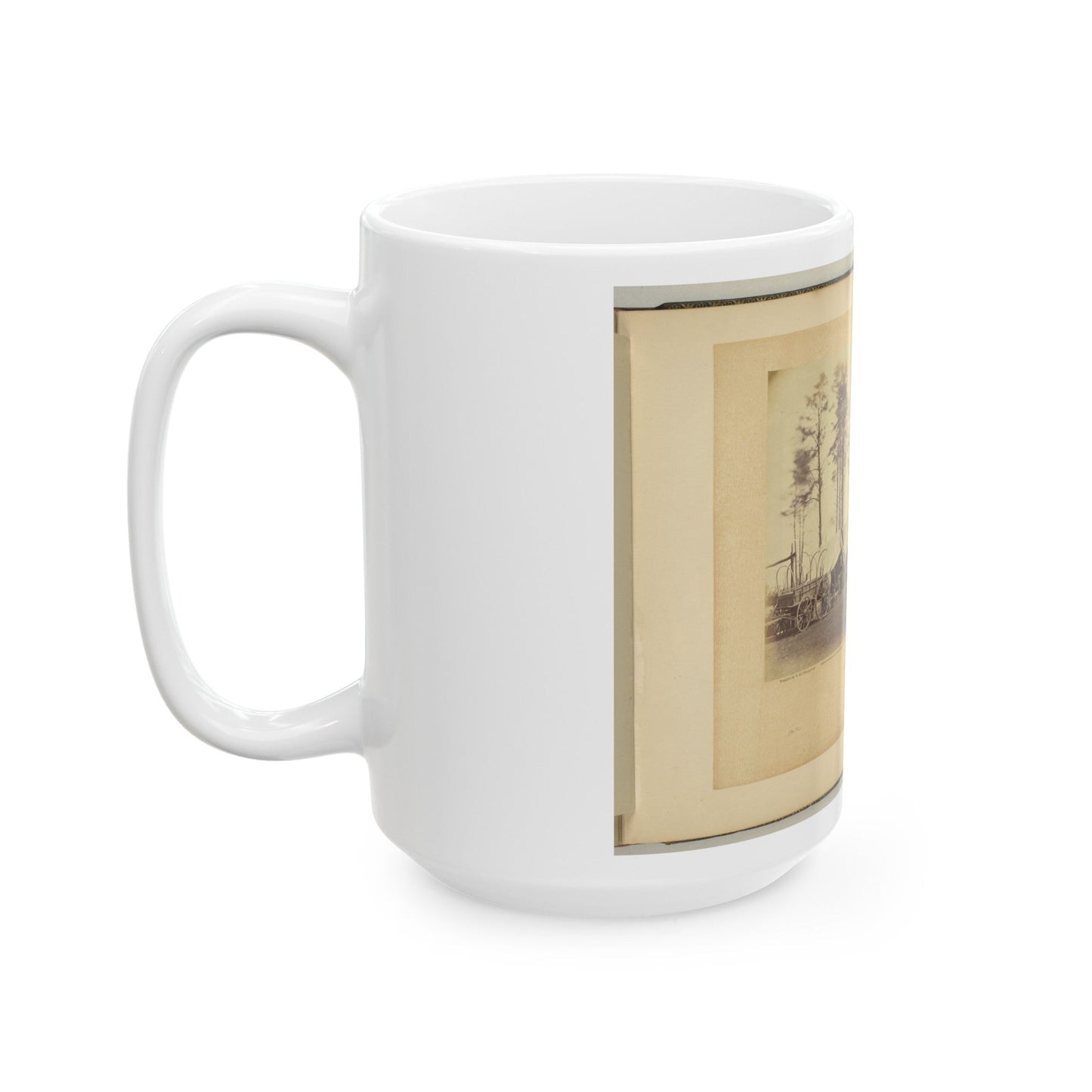 Army Repair Shop (U.S. Civil War) White Coffee Mug-The Sticker Space