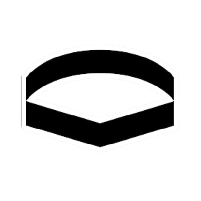 Army SGP OR 3 (Singapore) (Military Rank) STICKER Vinyl Kiss-Cut Decal 4 Inch White - The Sticker Space