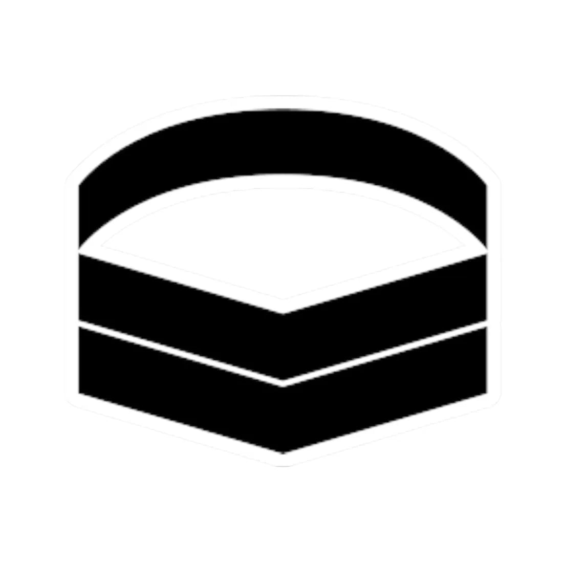 Army SGP OR 4a (Singapore) (Military Rank) STICKER Vinyl Kiss-Cut Decal 3 Inch White - The Sticker Space