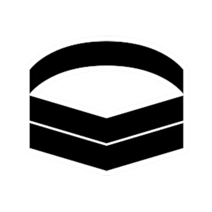 Army SGP OR 4a (Singapore) (Military Rank) STICKER Vinyl Kiss-Cut Decal 3 Inch White - The Sticker Space