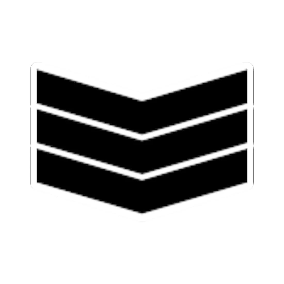 Army SGP OR 5a (Singapore) (Military Rank) STICKER Vinyl Kiss-Cut Decal 2 Inch White - The Sticker Space
