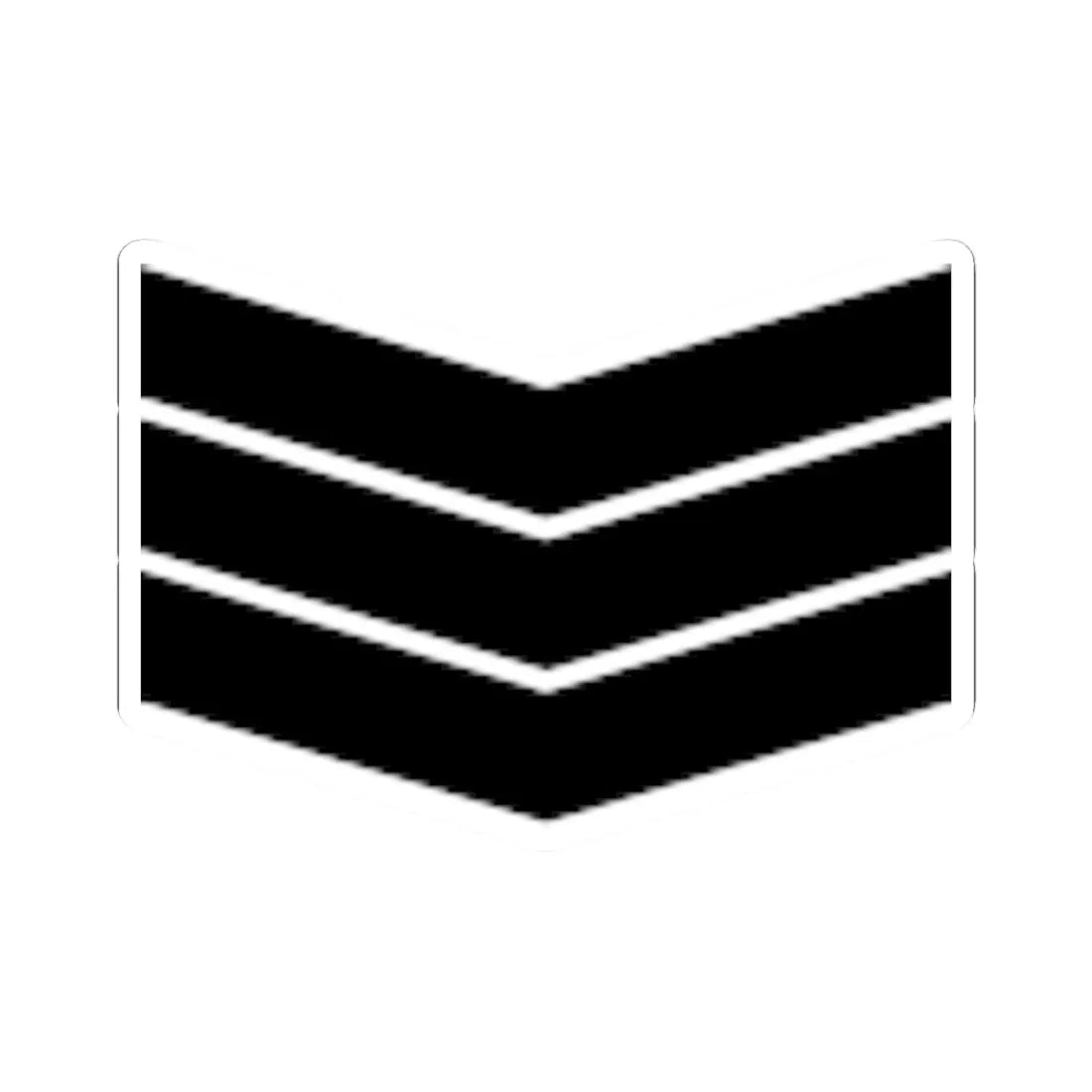 Army SGP OR 5a (Singapore) (Military Rank) STICKER Vinyl Kiss-Cut Decal 4 Inch White - The Sticker Space