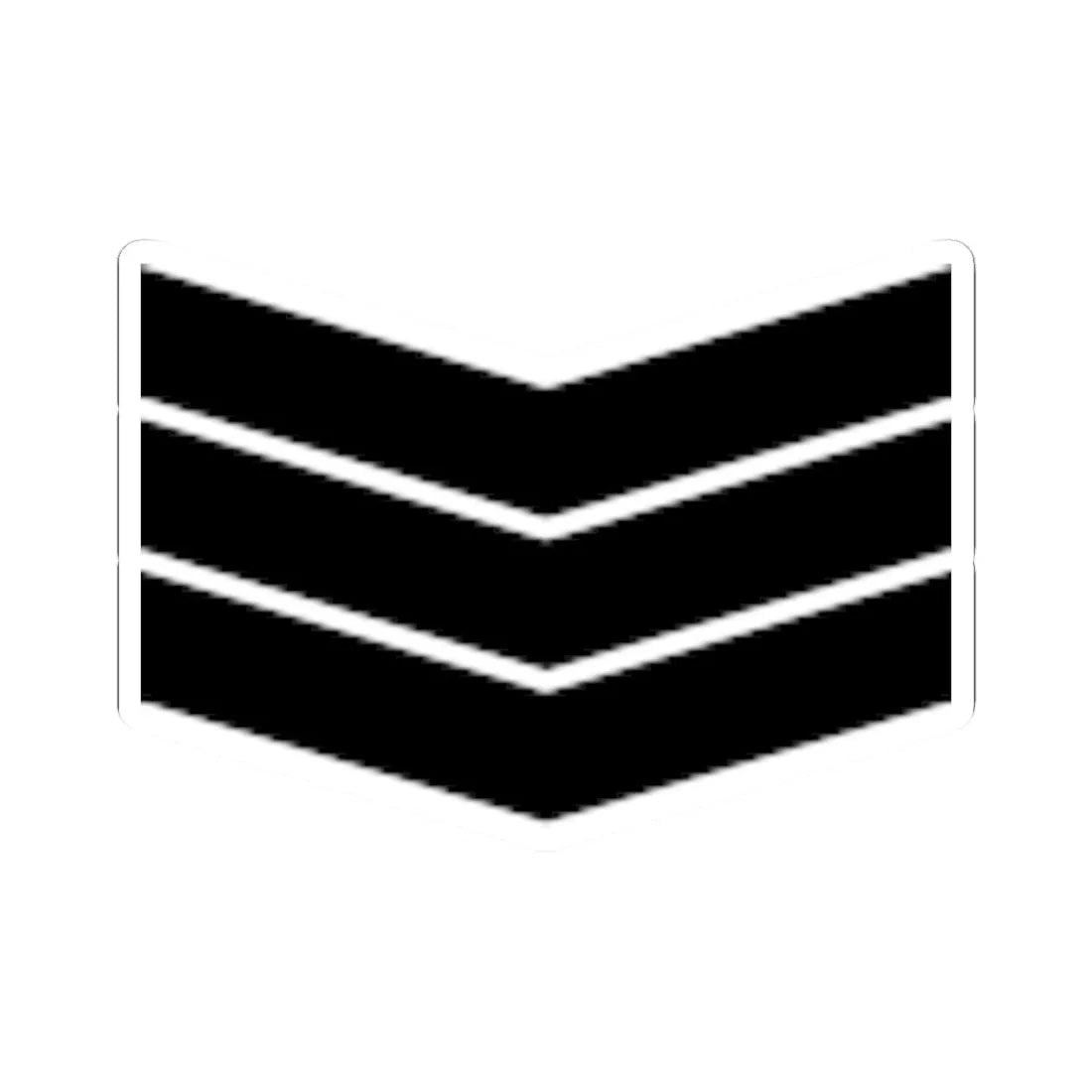 Army SGP OR 5a (Singapore) (Military Rank) STICKER Vinyl Kiss-Cut Decal 6 Inch White - The Sticker Space