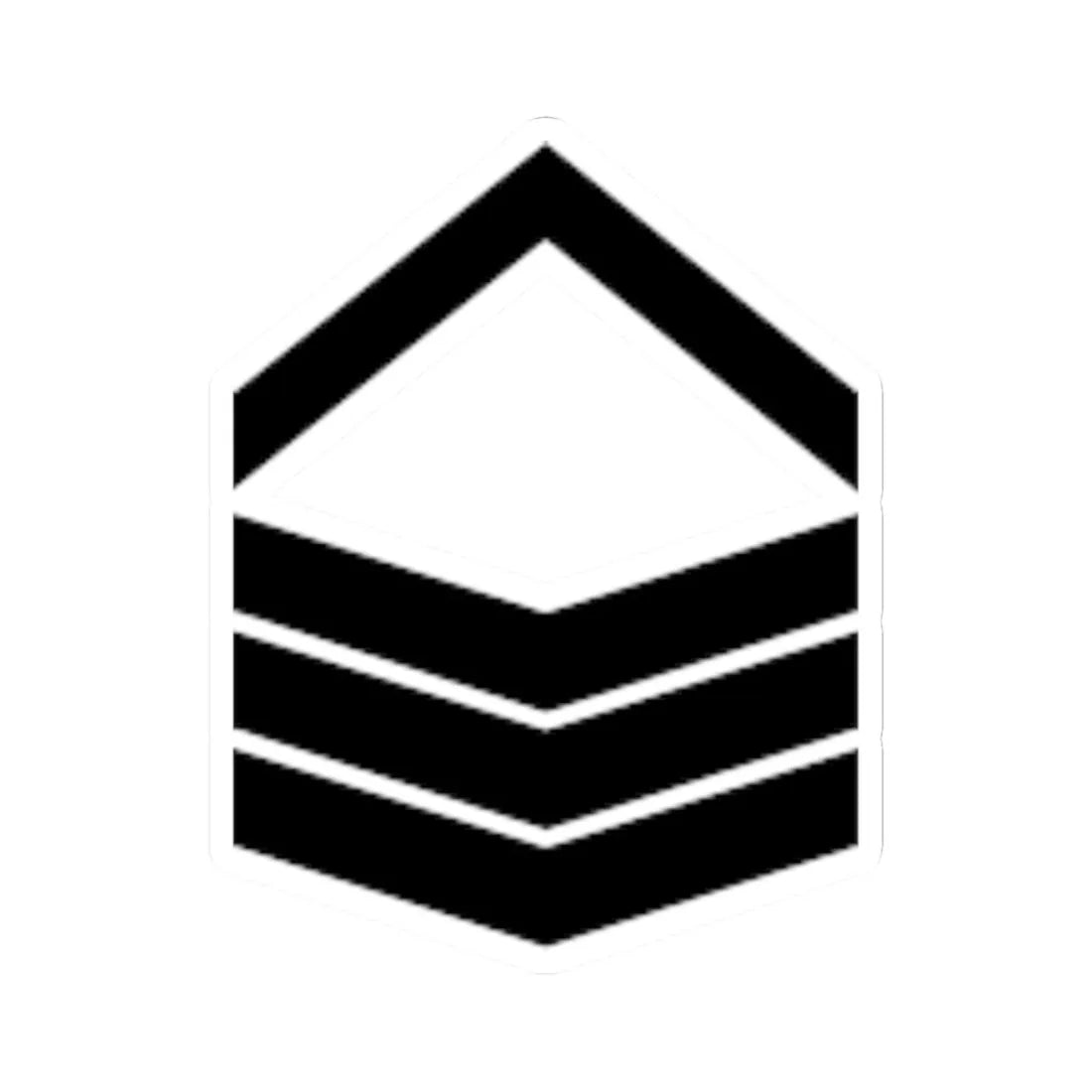 Army SGP OR 5b (Singapore) (Military Rank) STICKER Vinyl Kiss-Cut Decal 2 Inch White - The Sticker Space