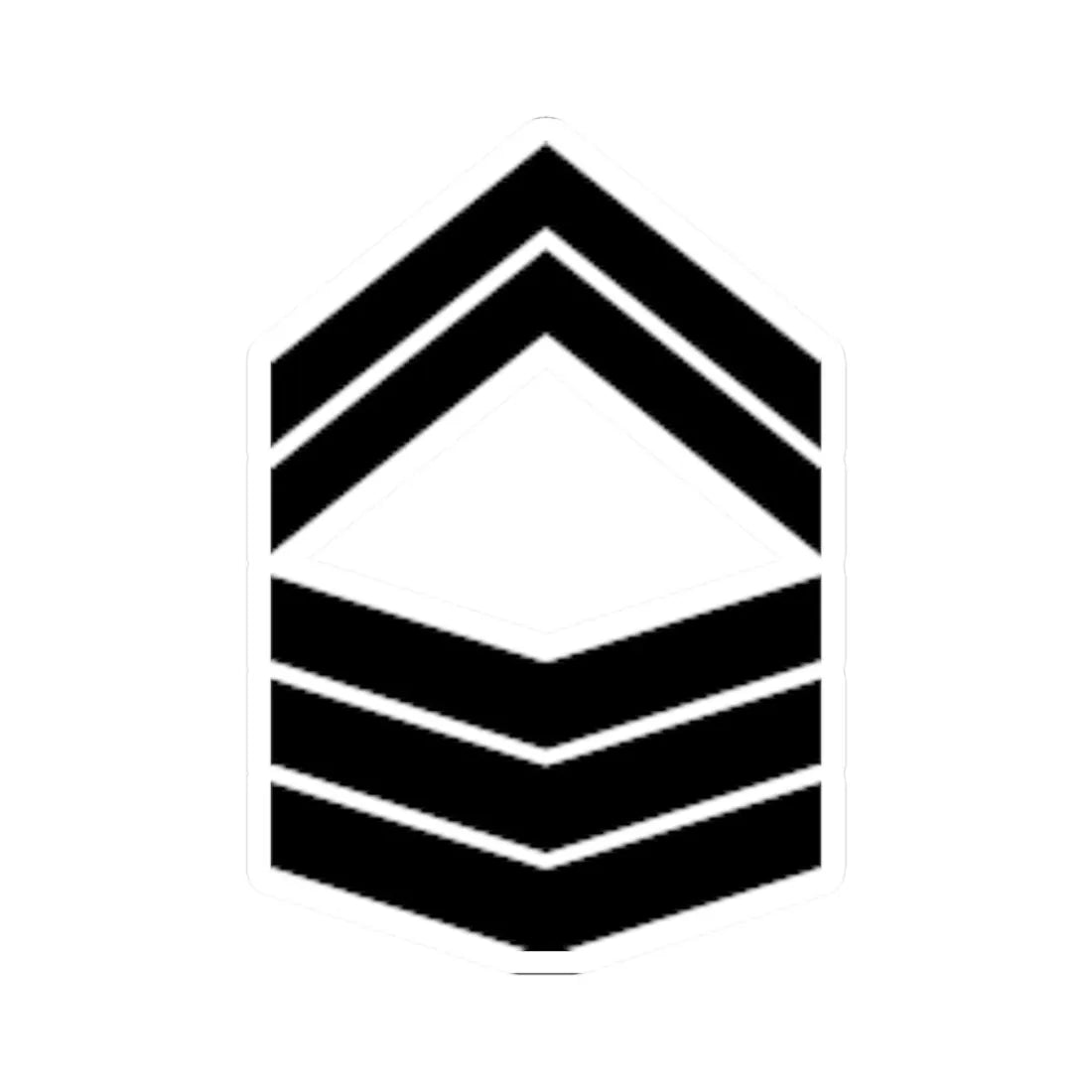 Army SGP OR 5c (Singapore) (Military Rank) STICKER Vinyl Kiss-Cut Decal 3 Inch White - The Sticker Space