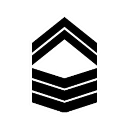 Army SGP OR 5c (Singapore) (Military Rank) STICKER Vinyl Kiss-Cut Decal 3 Inch White - The Sticker Space