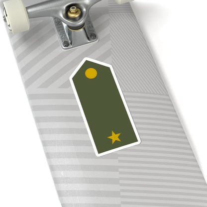 Army SVK OF 01b (Slovakia) (Military Rank) STICKER Vinyl Kiss-Cut Decal - The Sticker Space
