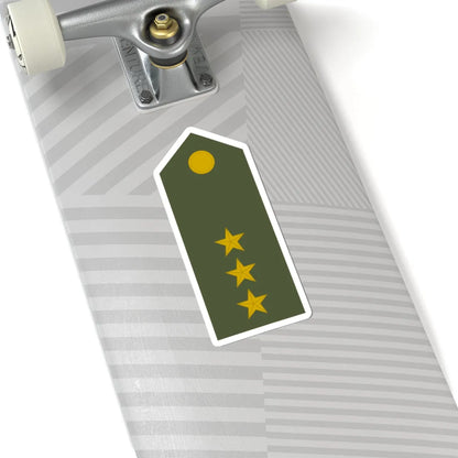 Army SVK OF 02 (Slovakia) (Military Rank) STICKER Vinyl Kiss-Cut Decal - The Sticker Space