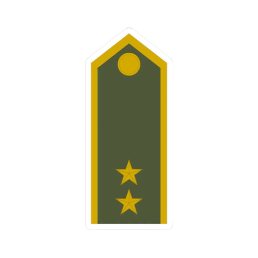 Army SVK OF 04 (Slovakia) (Military Rank) STICKER Vinyl Kiss-Cut Decal 2 Inch White - The Sticker Space