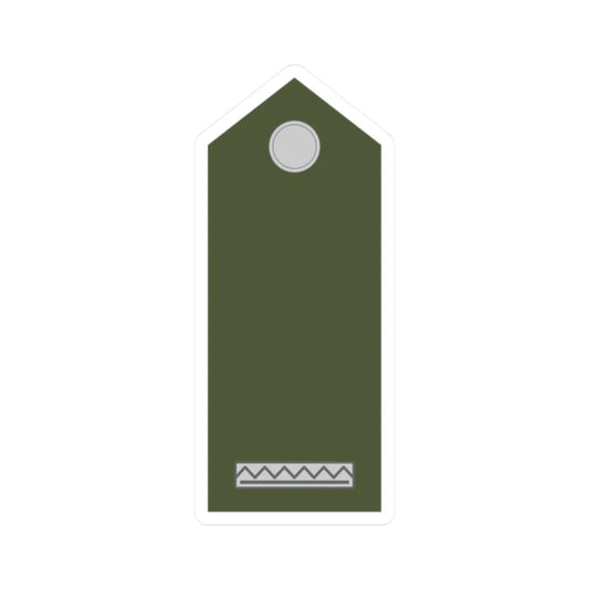 Army SVK OR 02 (Slovakia) (Military Rank) STICKER Vinyl Kiss-Cut Decal 2 Inch White - The Sticker Space