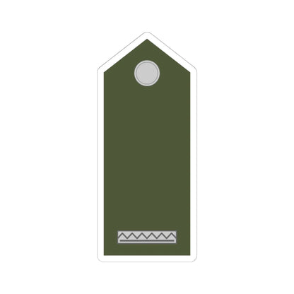 Army SVK OR 02 (Slovakia) (Military Rank) STICKER Vinyl Kiss-Cut Decal 6 Inch White - The Sticker Space