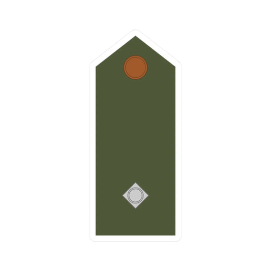 Army SVK OR 03a (Slovakia) (Military Rank) STICKER Vinyl Kiss-Cut Decal 2 Inch White - The Sticker Space