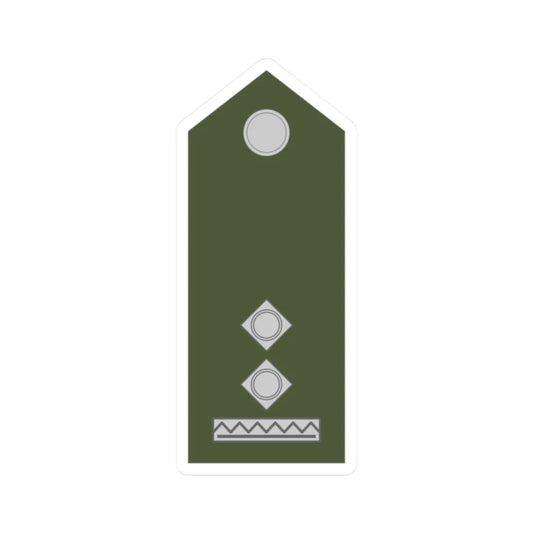 Army SVK OR 04 (Slovakia) (Military Rank) STICKER Vinyl Kiss-Cut Decal 2 Inch White - The Sticker Space