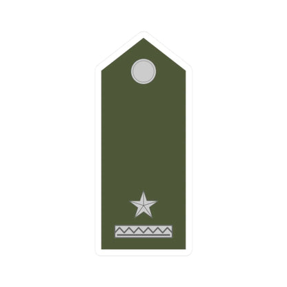 Army SVK OR 05 (Slovakia) (Military Rank) STICKER Vinyl Kiss-Cut Decal 2 Inch White - The Sticker Space