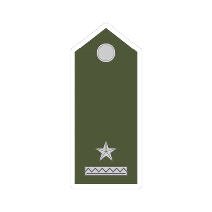 Army SVK OR 05 (Slovakia) (Military Rank) STICKER Vinyl Kiss-Cut Decal 3 Inch White - The Sticker Space