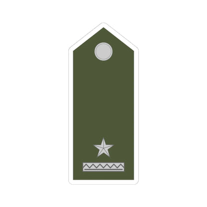 Army SVK OR 05 (Slovakia) (Military Rank) STICKER Vinyl Kiss-Cut Decal 4 Inch White - The Sticker Space