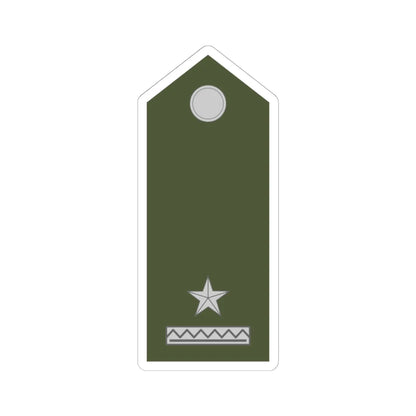 Army SVK OR 05 (Slovakia) (Military Rank) STICKER Vinyl Kiss-Cut Decal 6 Inch White - The Sticker Space