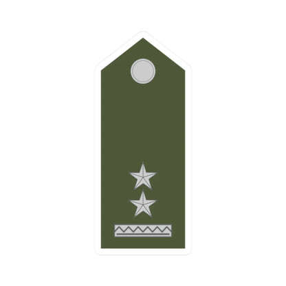 Army SVK OR 06 (Slovakia) (Military Rank) STICKER Vinyl Kiss-Cut Decal 2 Inch White - The Sticker Space
