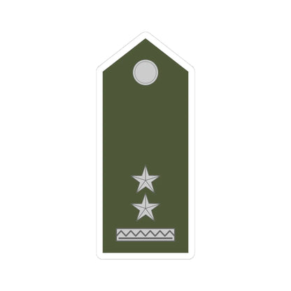 Army SVK OR 06 (Slovakia) (Military Rank) STICKER Vinyl Kiss-Cut Decal 3 Inch White - The Sticker Space