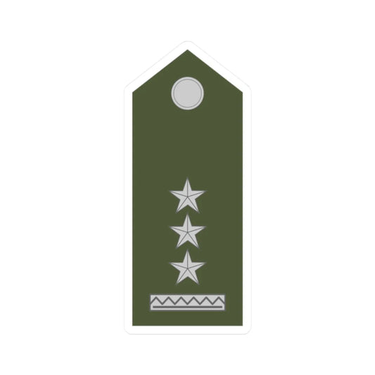 Army SVK OR 07 (Slovakia) (Military Rank) STICKER Vinyl Kiss-Cut Decal 2 Inch White - The Sticker Space