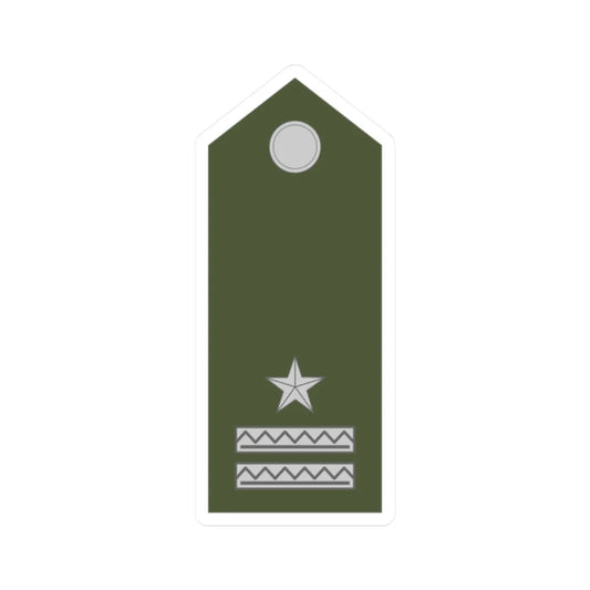 Army SVK OR 08b (Slovakia) (Military Rank) STICKER Vinyl Kiss-Cut Decal 2 Inch White - The Sticker Space