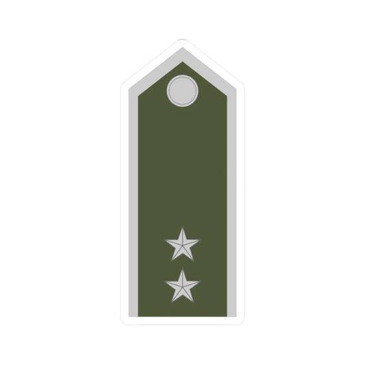 Army SVK OR 09b (Slovakia) (Military Rank) STICKER Vinyl Kiss-Cut Decal 2 Inch White - The Sticker Space