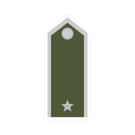 Army SVK OR 09c (Slovakia) (Military Rank) STICKER Vinyl Kiss-Cut Decal 2 Inch White - The Sticker Space