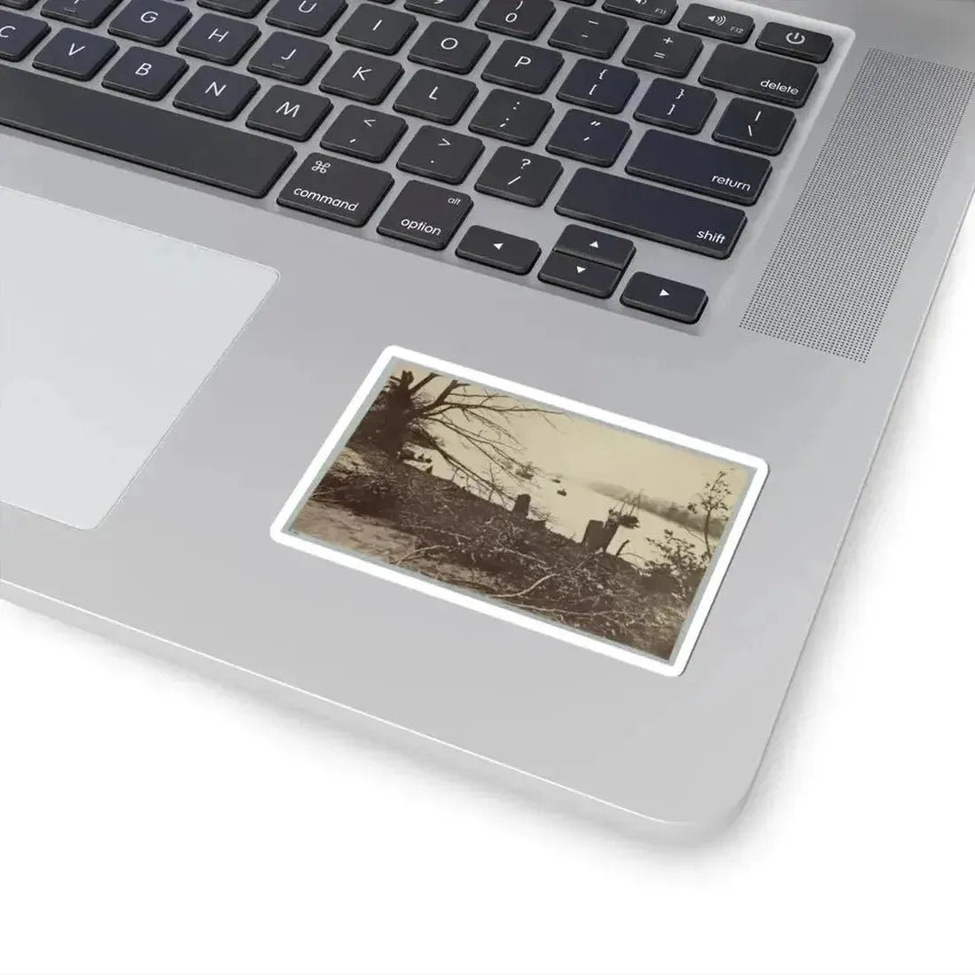 Army Transports in James River, Va. Near Deep Bottom (U.S. Civil War) STICKER Vinyl Kiss-Cut Decal - The Sticker Space