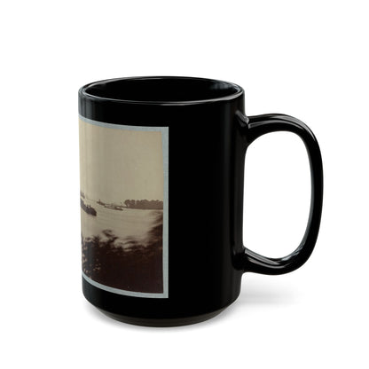 Army Transports In James River, Va. Near Deep Bottom 001 (U.S. Civil War) Black Coffee Mug