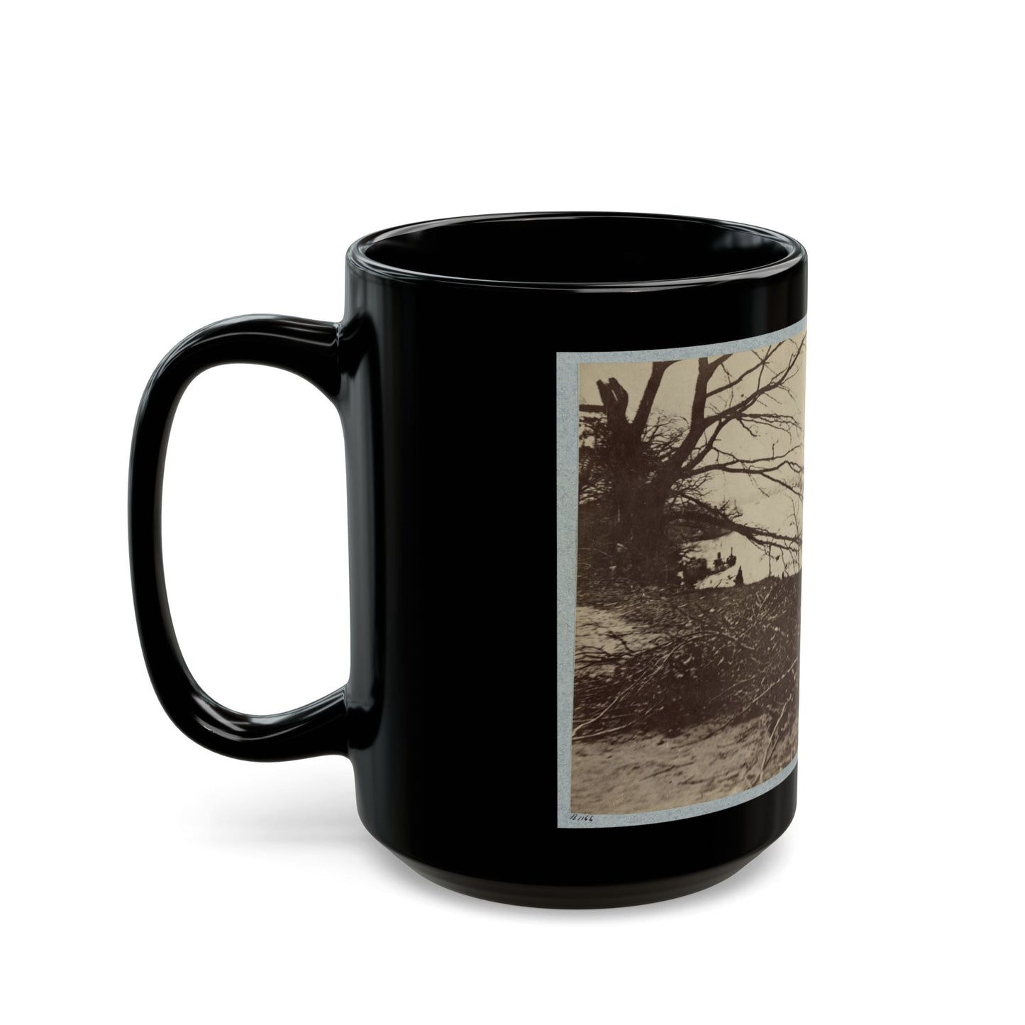 Army Transports In James River, Va. Near Deep Bottom (U.S. Civil War) Black Coffee Mug