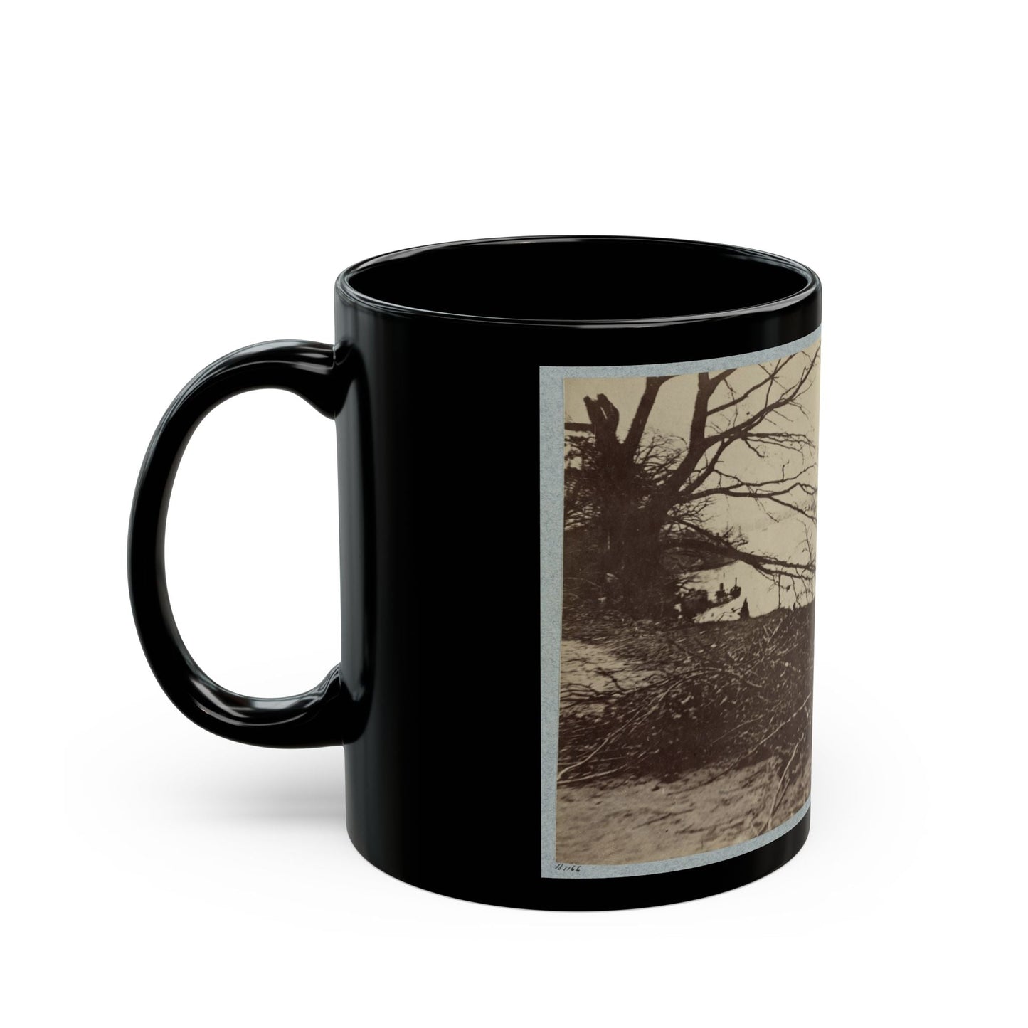 Army Transports In James River, Va. Near Deep Bottom (U.S. Civil War) Black Coffee Mug